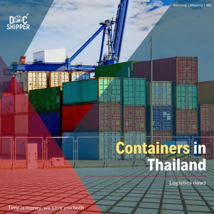 Containers in Thailand