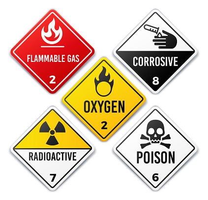 labels hazardous