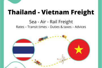 FREIGHT THAILAND 🇹🇭 - VIETNAM 🇻🇳 | Rates – Transit Times – Taxes