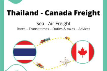 FREIGHT THAILAND 🇹🇭 - CANADA 🇨🇦| Rates – Transit Times – Taxes