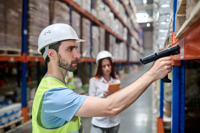 workers doing inventory