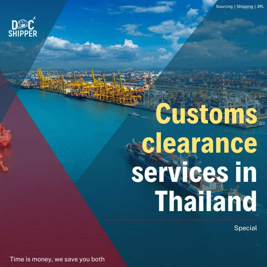 Customs clearance services in Thailand