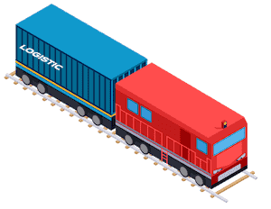 rail freight icon
