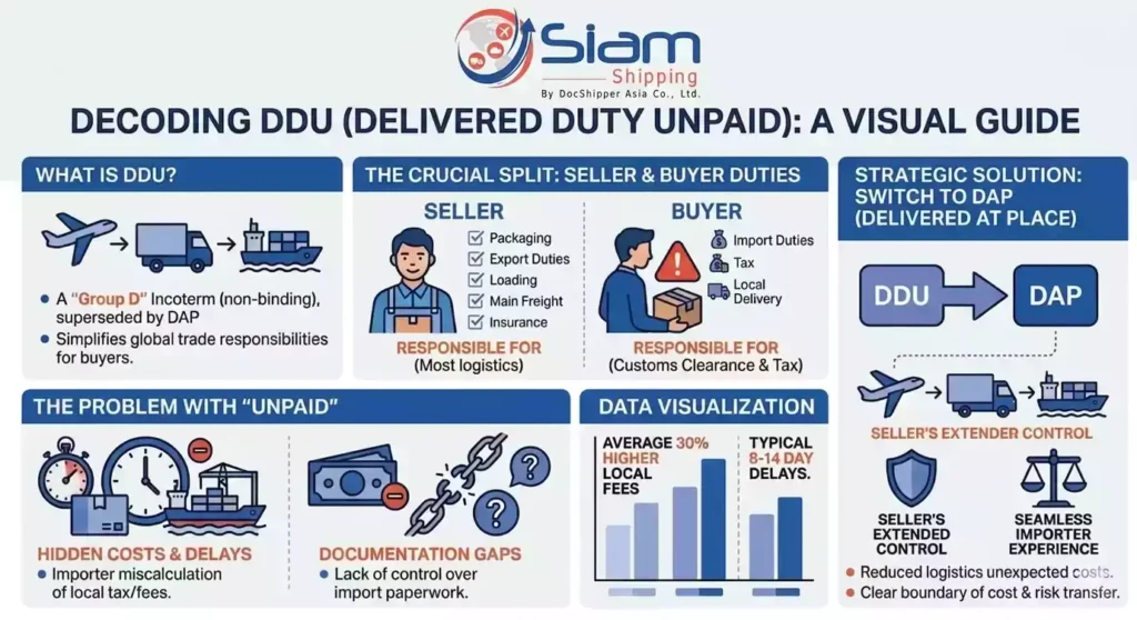 DDU Incoterms Explained_ Responsibilities in currentyear