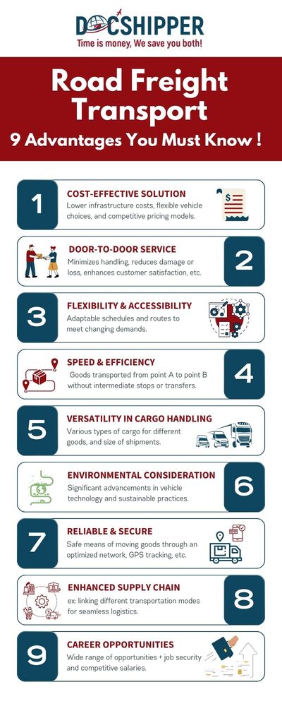 Advantages of Road Freight Transport