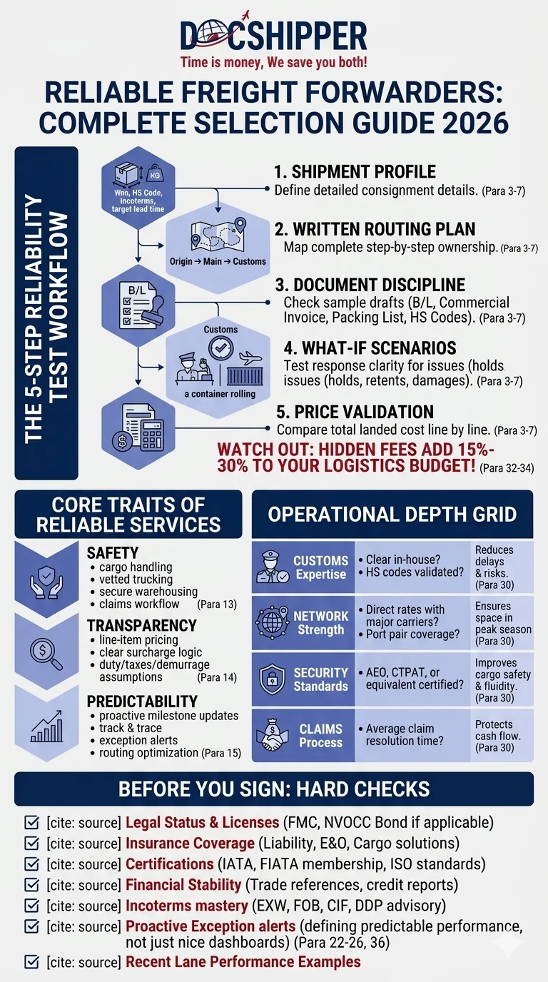 Freight Forwarder Selection